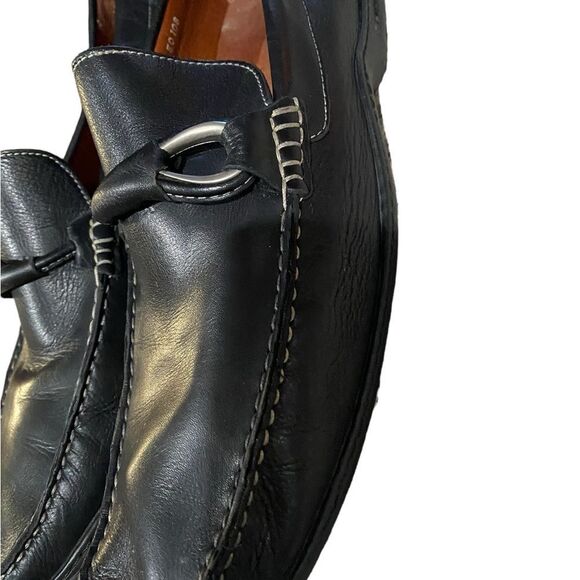 Mens Donald J Pliner Black Casual Sport Loafers - Size 10M display picture 1